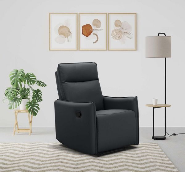 Dorel Home Relaxsessel Lugo, TV-Sessel, Sessel Wohnzimmer mit Schlaffunktion, Loungesessel mit manueller Relaxfunktion