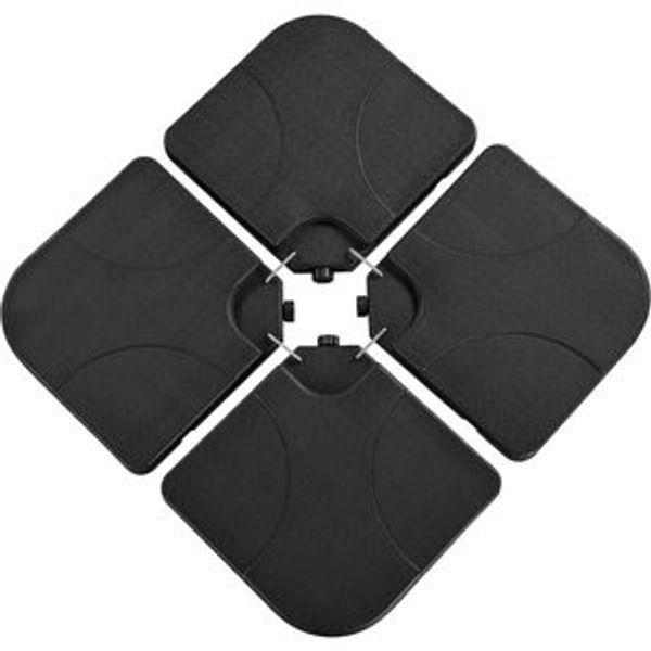 Yaheetech Schirmständer, Sonnenschirmständer 4-teilig Ampelschirmständer Bild 6