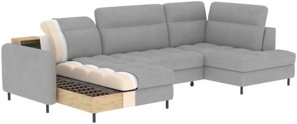 ELTAP 'Berrto' Ecksofa,, Grün, 300x130, Rechts Bild 11