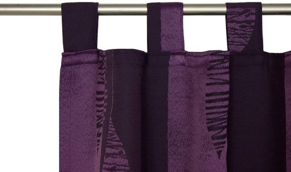 Wirth Vorhang ILSENBURG (1 St), Schlaufen, blickdicht, Jacquard