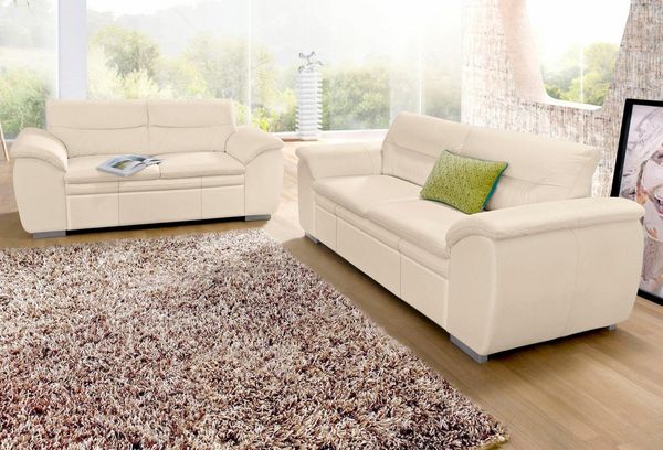 COTTA Polstergarnitur Leandra, Set bestehend aus: 2-Sitzer & 2,5-Sitzer