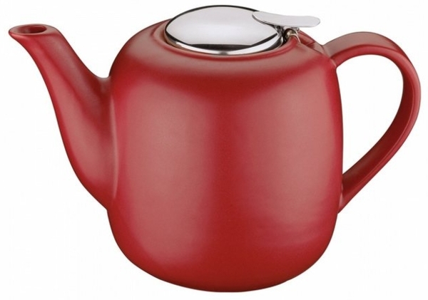 Küchenprofi 'London' Teekanne mit Filtereinsatz, Keramik rot, 1500 ml Bild 4