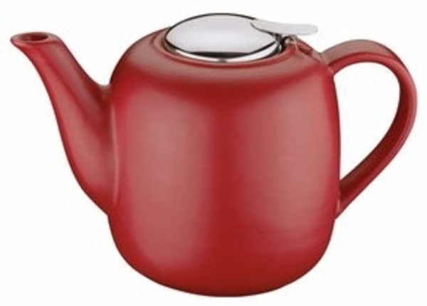 Küchenprofi 'London' Teekanne mit Filtereinsatz, Keramik rot, 1500 ml Bild 6