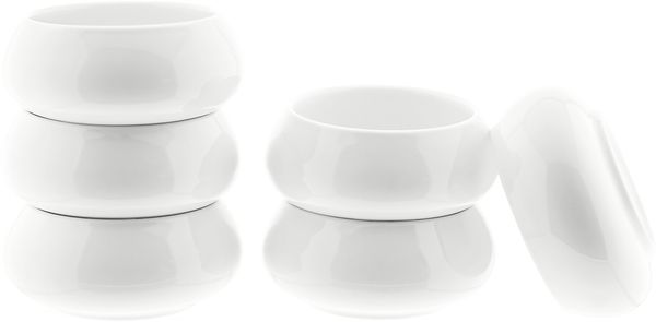 Lissa Bonna 6er-Set Dipschalen aus hochwertigem Porzellan - 8,5 x 4 cm