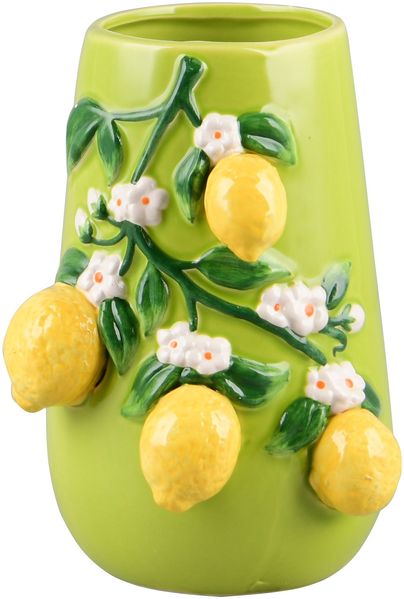 MIRRORS AND MORE 'Citri' Vase Keramik, vielfarbig, 16x22x14,8 cm