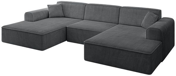 ALTDECOR Wohnlandschaft IREA-U1-v3, Sofa Praktische Bequeme Funktionsecke Couch U-Form Eckcouch, Corner Sofa U-Form Vielseitige Sofa Wohnlandschaft Wohnzimmer