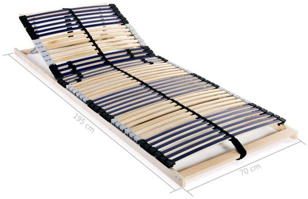 vidaXL Lattenroste 2 Stk. mit 42 Latten 7 Zonen 70x200 cm 3051421 Bild 7
