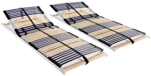 vidaXL Lattenroste 2 Stk. mit 42 Latten 7 Zonen 70x200 cm 3051421 Bild 8