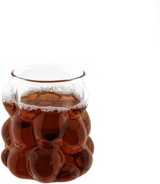 2er Trinkgläser Set 400 ml Bubble Gläser Transparent Wassergläser Hitzebeständig