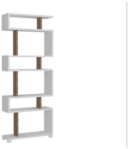 ibonto BÜCHERREGAL : 60 x 160 x 20 cm Weiß Aufbewahrungsregal (H 160 x T 160 x B 60 cm)