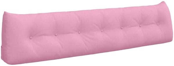 vidaXL Rücken Kissen Rosa 200 x 24 x 50 cm Stoff 42014601