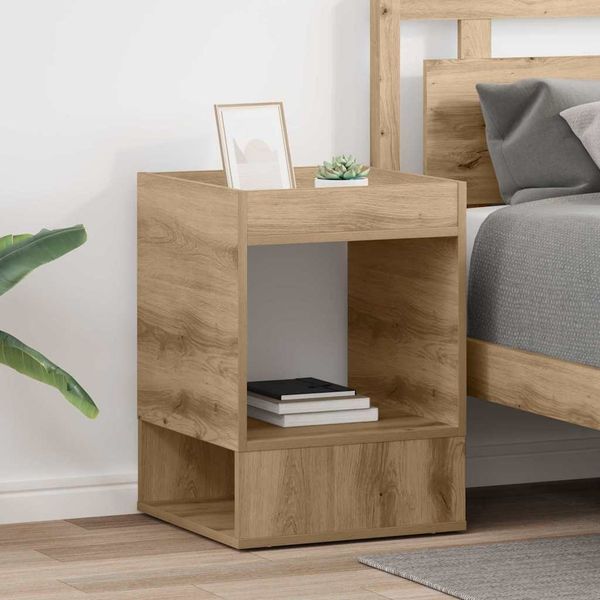 vidaXL Beistelltisch 2 pcs Artisan-Eiche 40 x 40 x 56 cm Holzwerkstoff 890959
