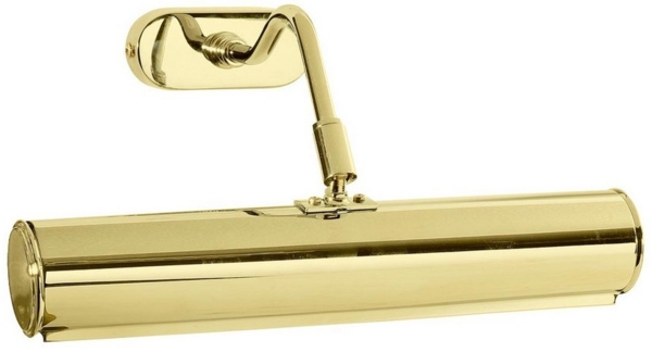 Licht-Erlebnisse Bilderleuchte APPLIQUE QUADRO, ohne Leuchtmittel, Wandleuchte Wandlampe in Messing poliert 2-flammig E14 Jugendstil