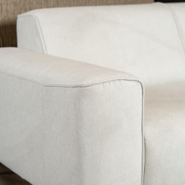 Bronx71 Ecksofa Vegas Stoff off white links/rechts Bild 5