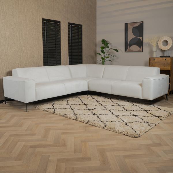 Bronx71 Ecksofa Vegas Stoff off white links/rechts Bild 3