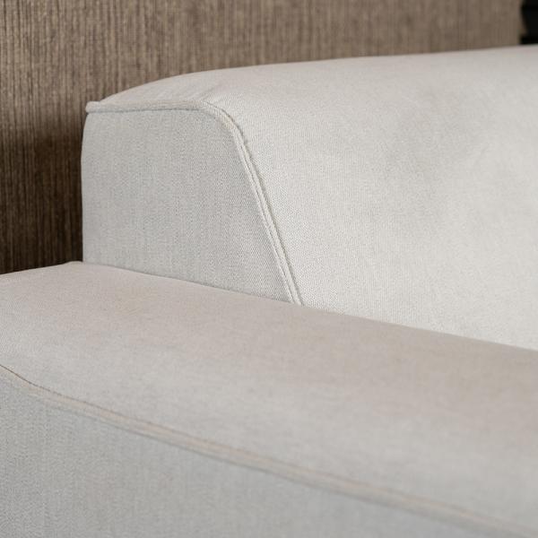 Bronx71 Ecksofa Vegas Stoff off white links/rechts Bild 6