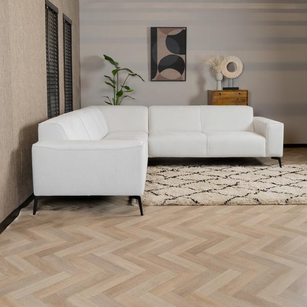 Bronx71 Ecksofa Vegas Stoff off white links/rechts Bild 4