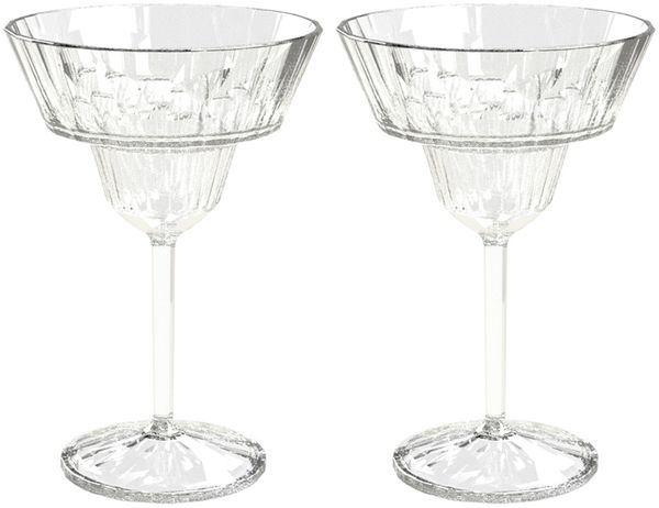 Koziol Superglas Club No. 16 2er Set, Cocktailbecher, Kunststoff, Crystal Clear, 250 ml, 4481535