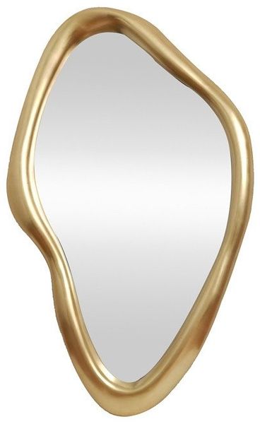 riess-ambiente Wandspiegel MARQUISE 150cm gold – organische Form, variabel aufhängbar, Accessoire (Einzelartikel, 1-St), große Spiegelfläche – ideal für helle Räume und dekorative Akzente