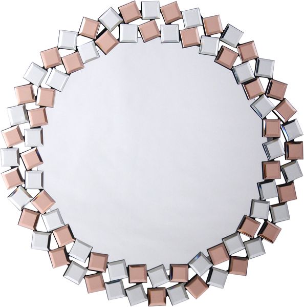 Wandspiegel Mosaic 1825 Silber / Rosé