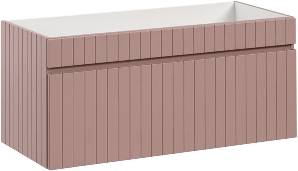 ICONIC ROSE Badmöbel-Set 100 cm mit Aufsatzwaschbecken (100cm), Antike Rose Bild 2