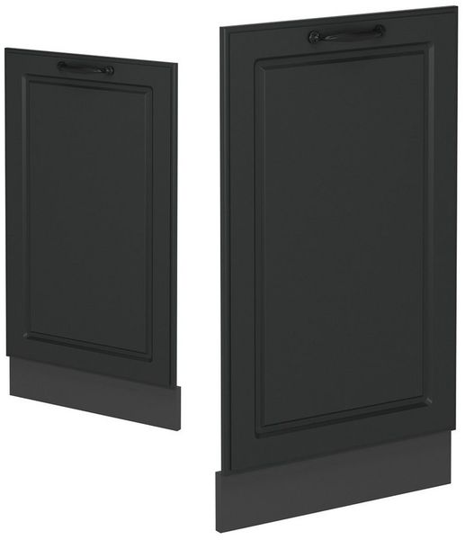 Geschirrspülblende R-Line Anthrazit Landhaus 45 cm ohne Arbeitsplatte Vicco Bild 3