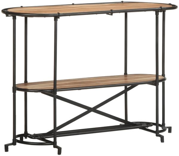 Konsolentisch, Beistelltisch, Konsole 110x42x76 cm Massivholz Akazie