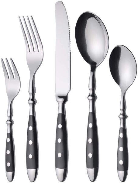 Tafelbesteck 30-tlg. 6 Personen, Serie NÜRNBERG, geschmiedet, schwere Qualität