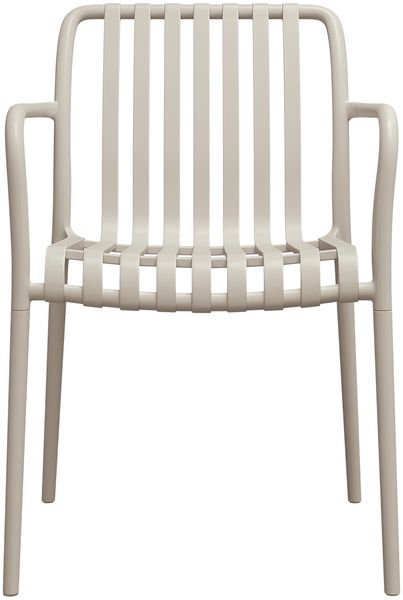 STEELSØN 'Pincoya' Gartenstuhl, taupe, Kunststoff, wetterfest und UV-beständig, Balkonstuhl stapelbar, bis 120 kg belastbar, 4er Set Bild 10
