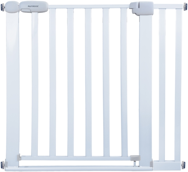 Absperrgitter Treppenschutzgitter weiß für 89-99cm Durchgang 77cm Hoch