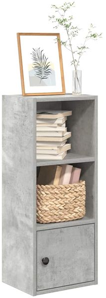 vidaXL Bücherregal Betongrau 31x24x77 cm Holzwerkstoff 860331