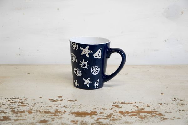 Kaffeetasse Becher Tasse Keramik 250ml Maritim