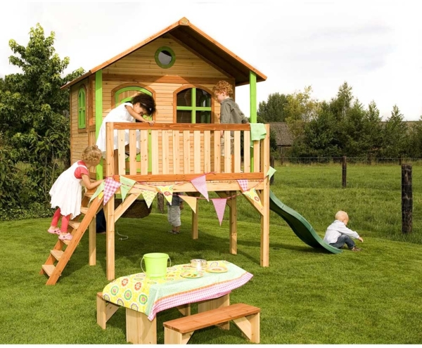 Axi Holz Kinderspielhaus Sophie inkl. großer
