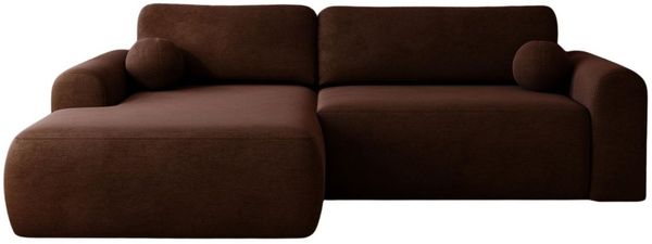 Compleo Ecksofa Bequeme Couch L-Form Eckcouch AURA, 257 cm breit, Moder Couch