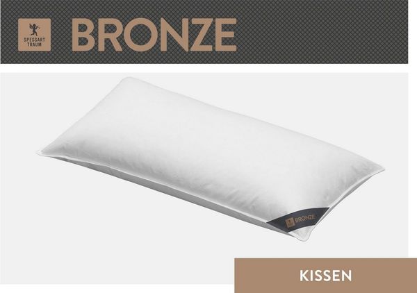 Spessarttraum Kissen Daunenkissen Bronze 80x80 cm