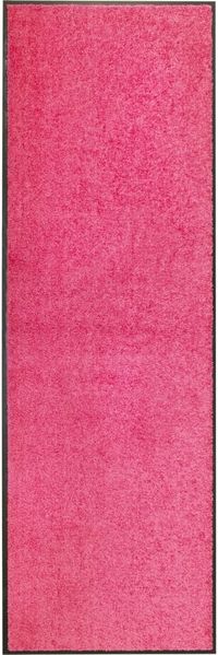 vidaXL Fußmatte Waschbar Rosa 60x180 cm 323447