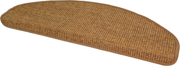 Dekowe Stufenmatte Mara S2, halbrund, Höhe: 5 mm, 100% Sisal, große Farbauswahl, selbstklebend, auch als Set 15 Stück
