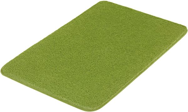 MEUSCH Badematte Super Soft, Höhe 23 mm, rutschhemmend beschichtet, fußbodenheizungsgeeignet, strapazierfähig, Polyacryl, quadratisch, WC Vorleger mit Ausschnitt, Badteppich, Uni Farben, besonders flauschig & weich, waschbar