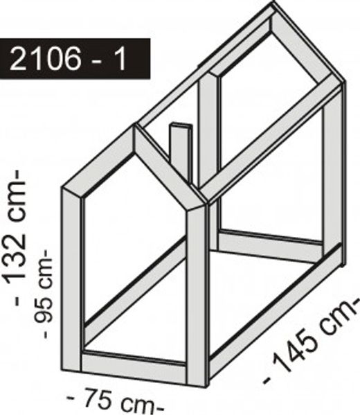 Hausbett Kernbuche Massivholz 70x140 cm Bild 3