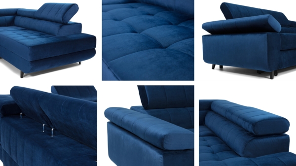 Ecksofa Nord (Farbe: Flow 06, Seite: Links) Bild 9
