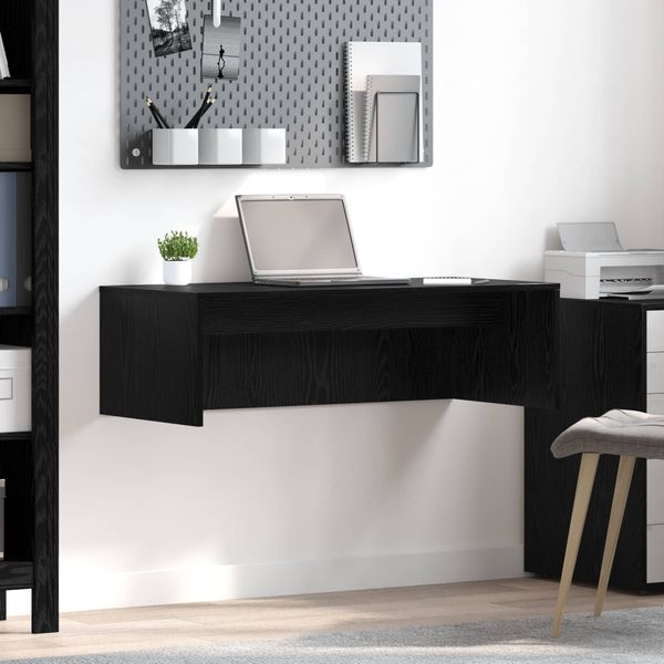vidaXL Wandtisch Schwarz Eichen-Optik 100 x 45 x 30 cm Holzwerkstoff 891401