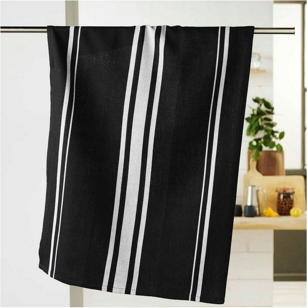 Macosa Home Geschirrtuch zweifarbig 100% Baumwolle Set 50 x 70 cm, (Küchentuchset, 3er Set Küchenhandtuch), Küchenhandtücher Küchentuch Trockentuch-Set Abtrockentuch
