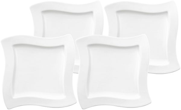 Villeroy & Boch NewWave Frühstücksteller 24 x 24 cm 4er Set