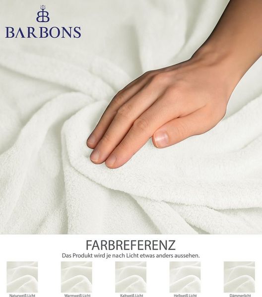 Wohndecke Flauschige Kuscheldecke, weiche Fleecedecke, Sofa Überwurfdecke, BARBONS