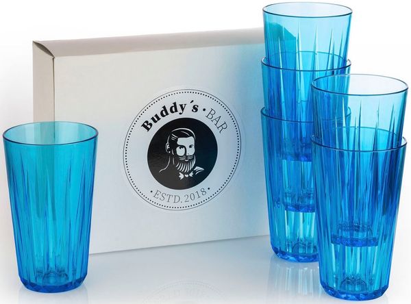Buddy's Becher, 6-tlg, Kunststoff, 500 ml, 6-teilig