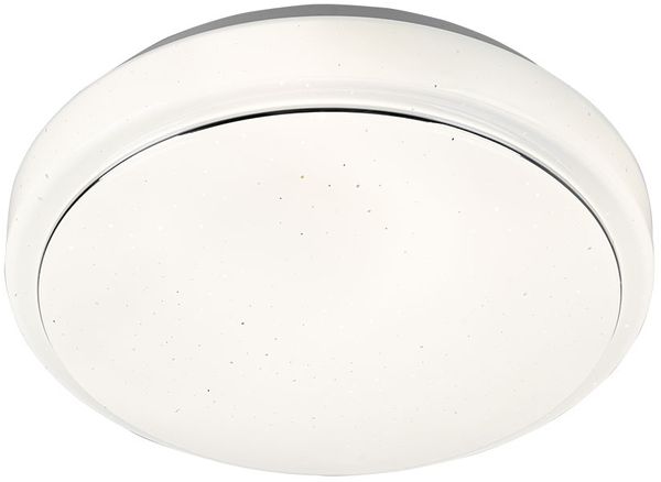 LED Deckenleuchte, Sterneneffekt, CCT, dimmbar, IP44, D 28 cm