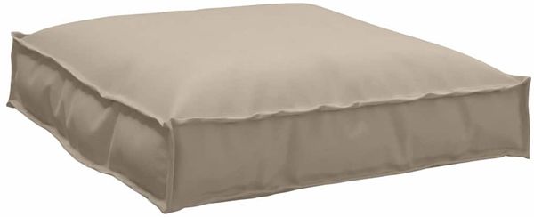 vidaXL Kissen Taupe 70 x 70 x 12 cm Oxford-Stoff 42001503
