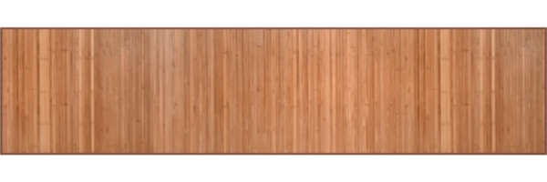 vidaXL Teppich Rechteckig Natur 70x300 cm Bambus 376877