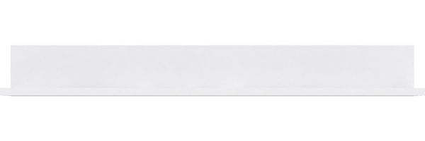 Wandboard >SNOW< in weiß - 180x22,1x24,3cm (BxHxT)