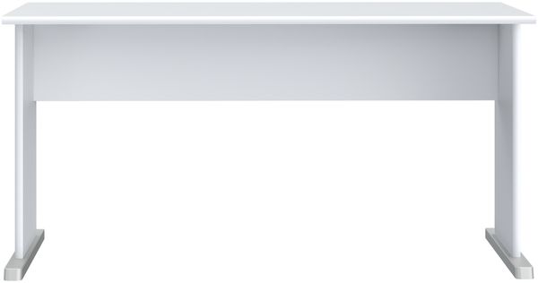 Schreibtisch >TEMPRA2< in Weiss - 144x72x72cm (BxHxT)